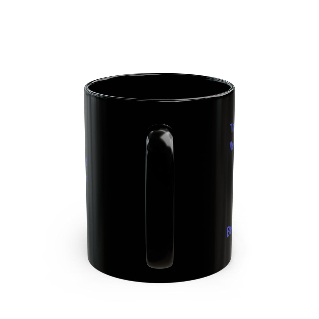 “Meeting Occurred, Progress Unclear” Retro Office Mug – Black Coffee Cup (11oz / 15oz)