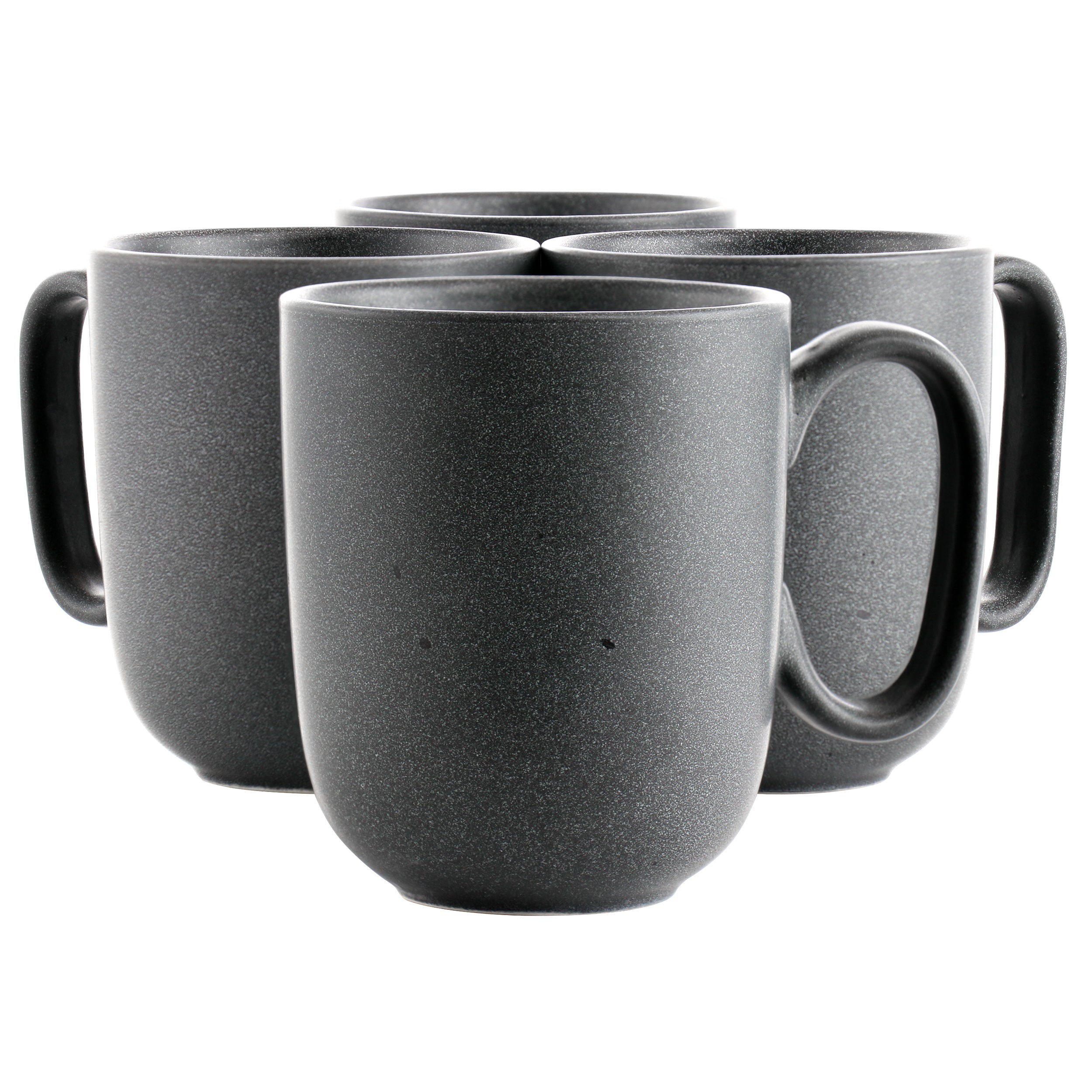 Our Table Landon 4 Piece 15 Ounce Round Stoneware Mug Set