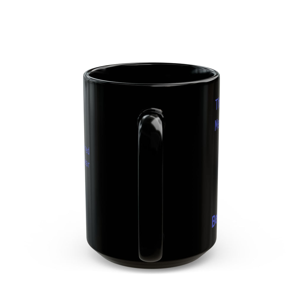 “Meeting Occurred, Progress Unclear” Retro Office Mug – Black Coffee Cup (11oz / 15oz)