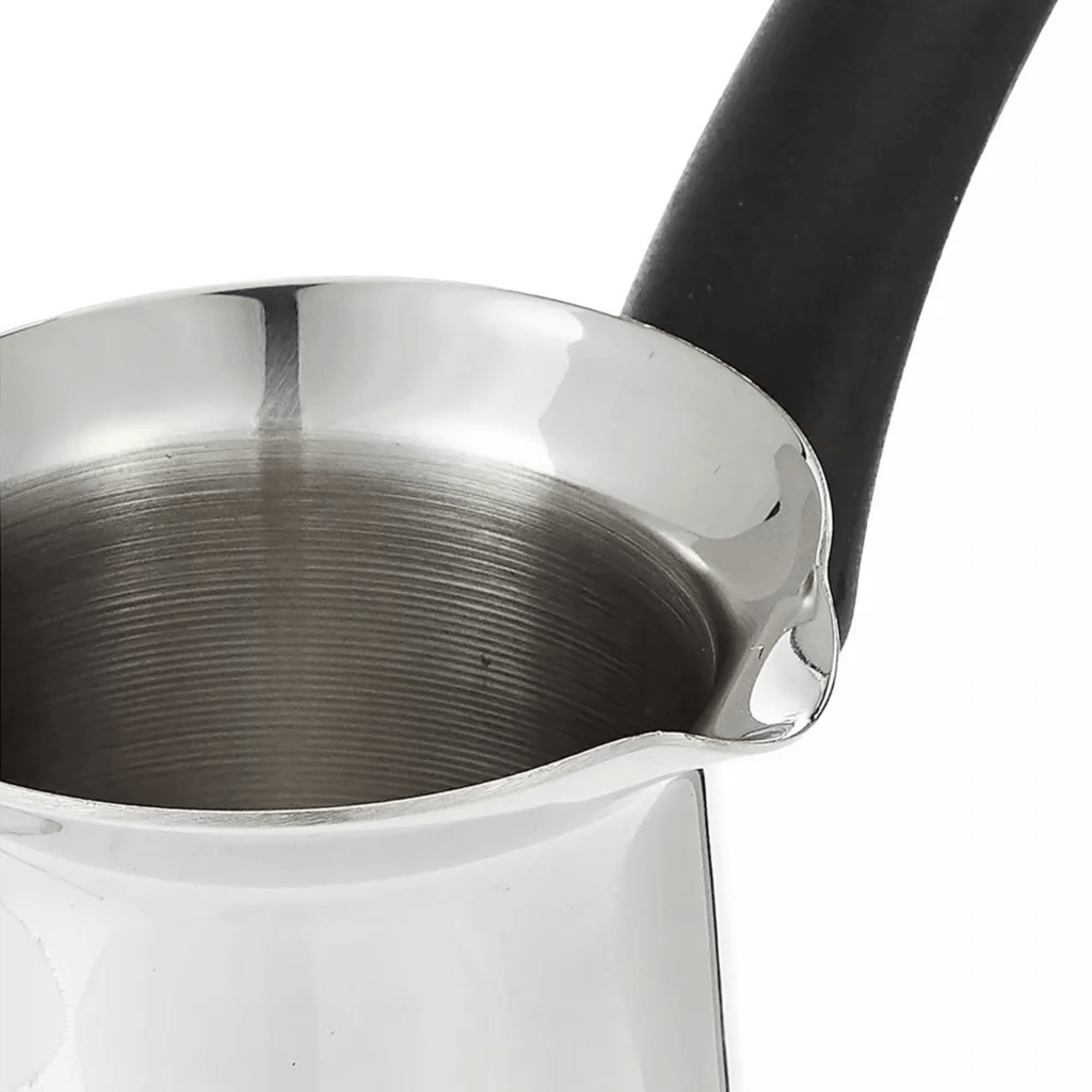 Korkmaz Orbit 2-Cup Turkish Coffee Pot – Stainless Steel Cezve