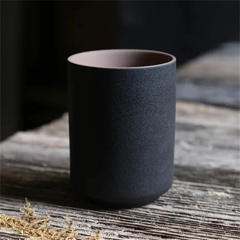 Japanese Stoneware Coffee Cup with Gradient Glaze