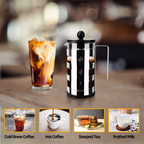Stainless Steel French Press Coffee Maker – 2.5 Cup (21 oz) Precision Brew