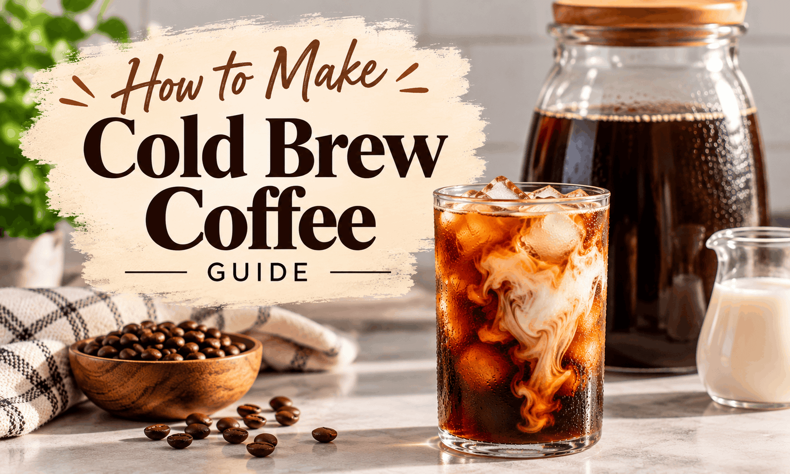 How to make cold brew coffee at home