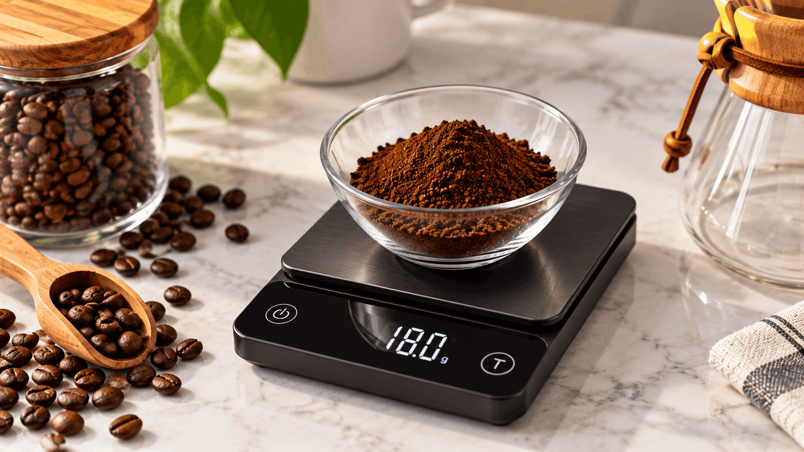 RENPHO espresso scale with timer