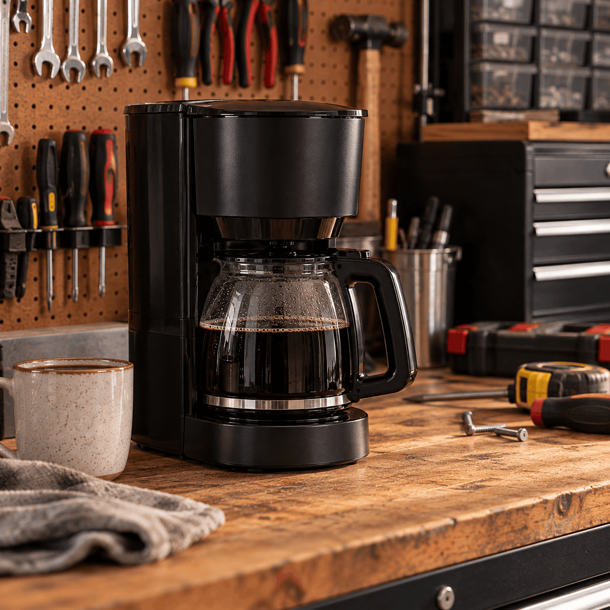 BLACK+DECKER CM1160W 12-Cup Programmable Coffeemaker